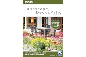 ENCORE SOFTWARE, LLC Punch! Landscape, Deck and Patio Design v19 for Windows PC [Download]