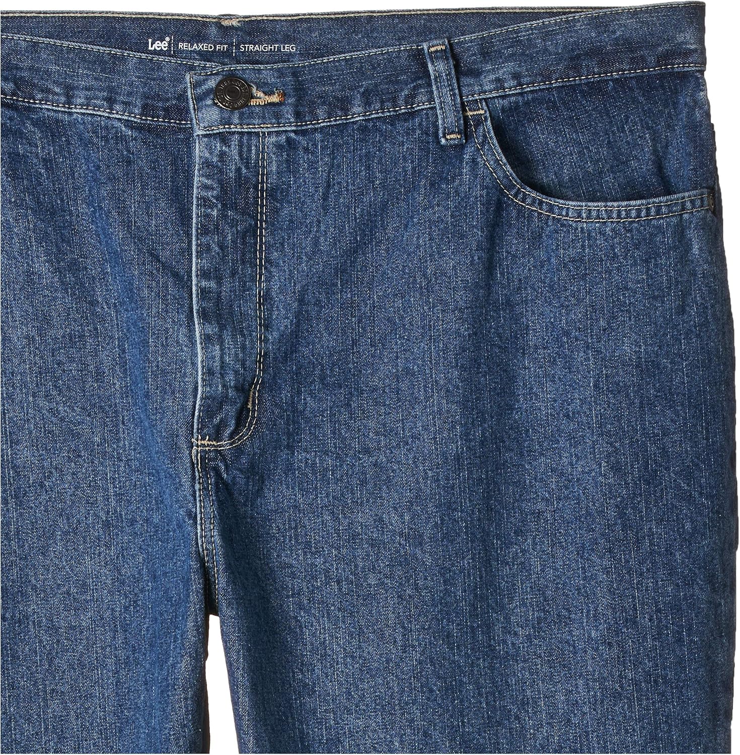 lee 100 cotton relaxed fit jeans