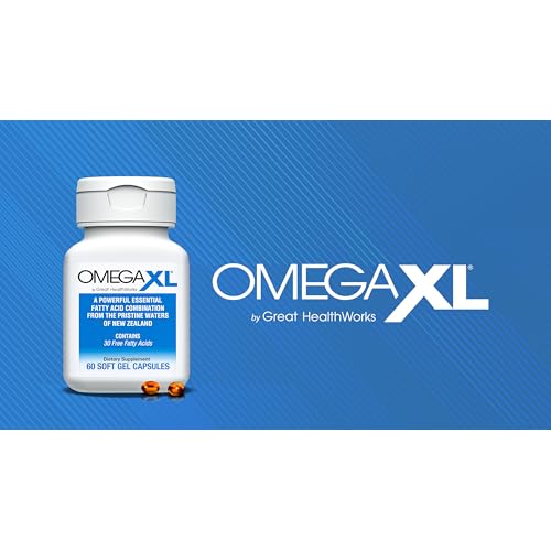Omega XL 60 ct EPA/DHA Small, Potent, Joint Pain Relief Omega3