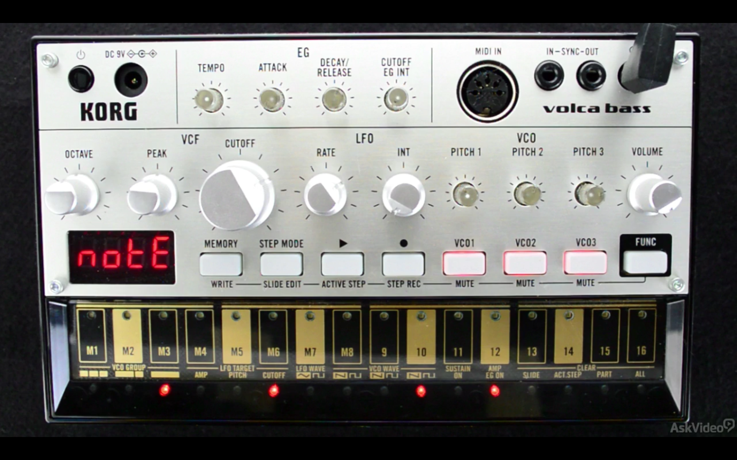 volca bass Explored For Korg by Ask.Video