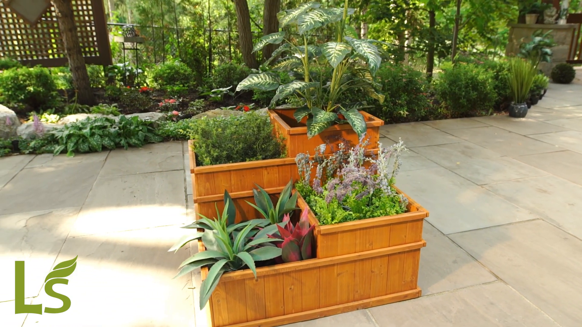 Amazon.com : Leisure Season MLP3232 Medium Brown-1 Piece-Indoor