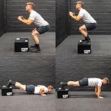 GYM MASTER High Density Foam Plyo Jump Box 12 x 16 x 18 inches view 2