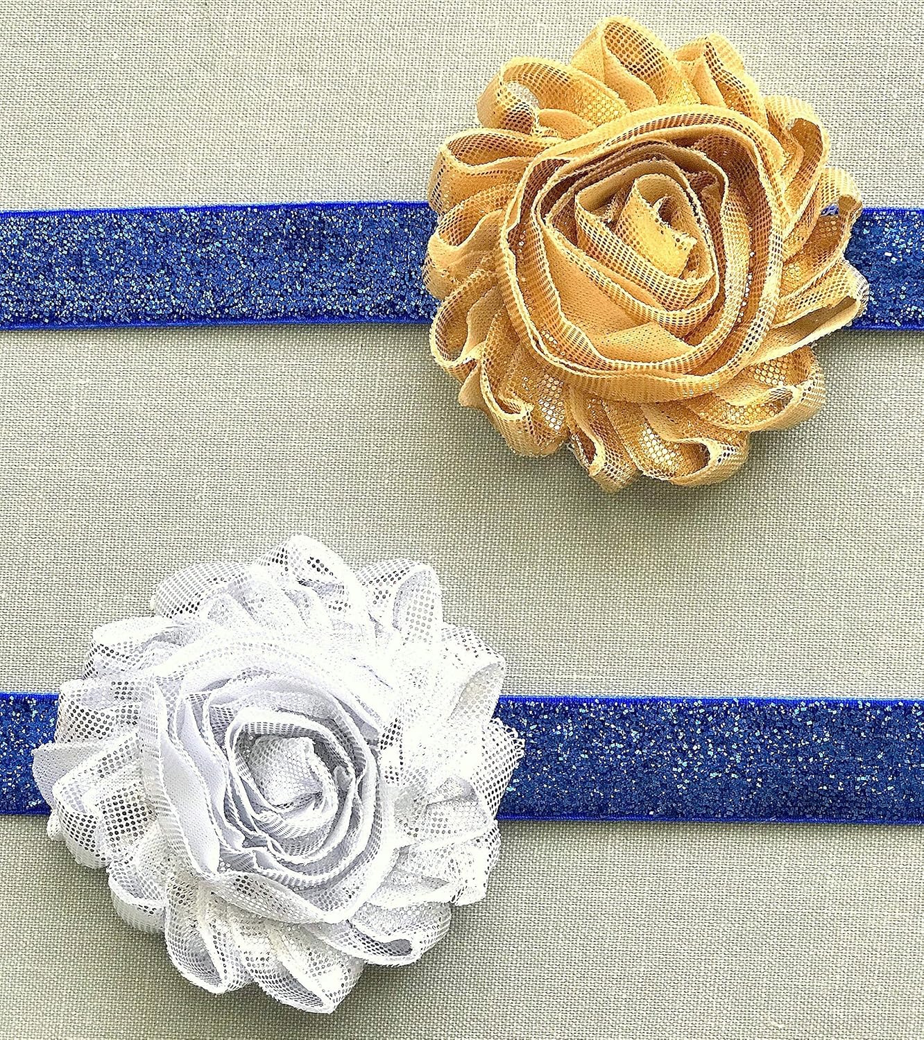Hanukkah Headband Set, Baby Headband Set, Gold Headband