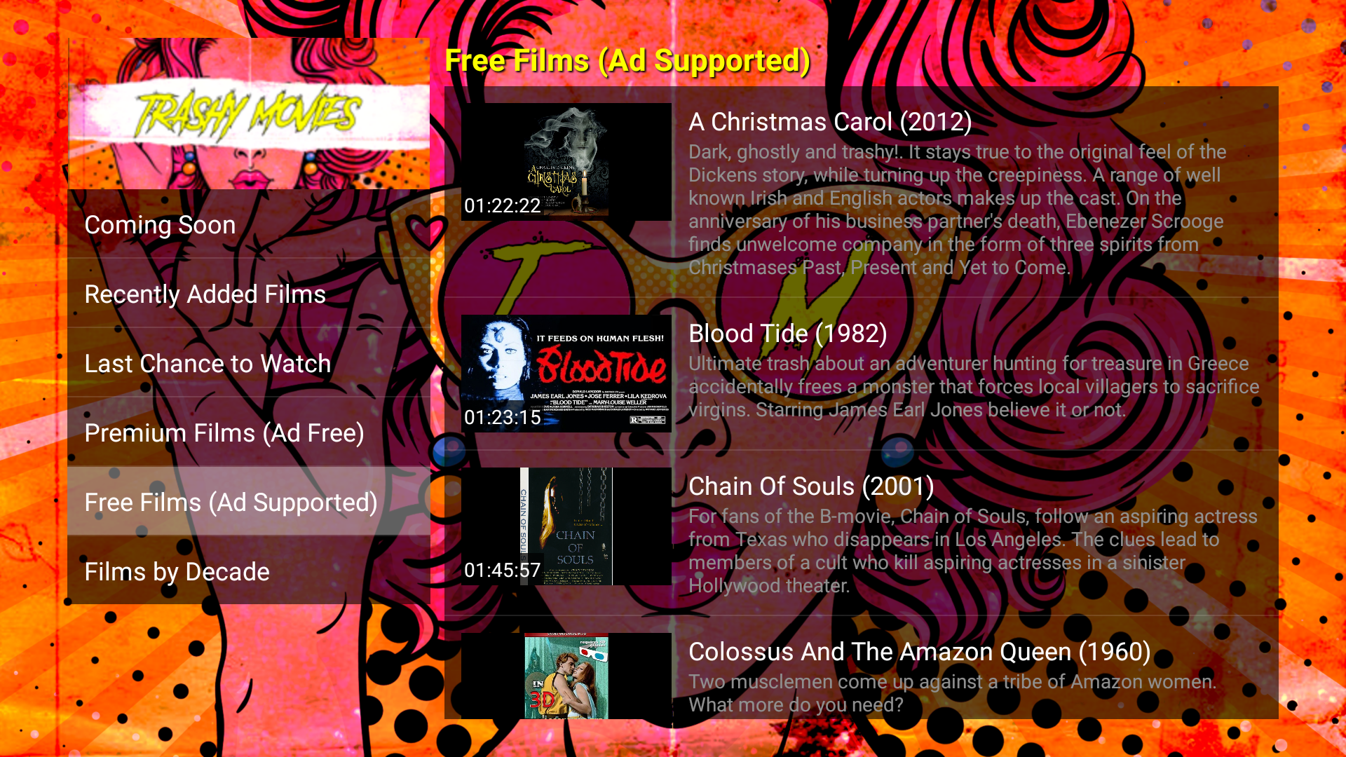 Trashy Movies Channel:Amazon.in:Appstore for Android