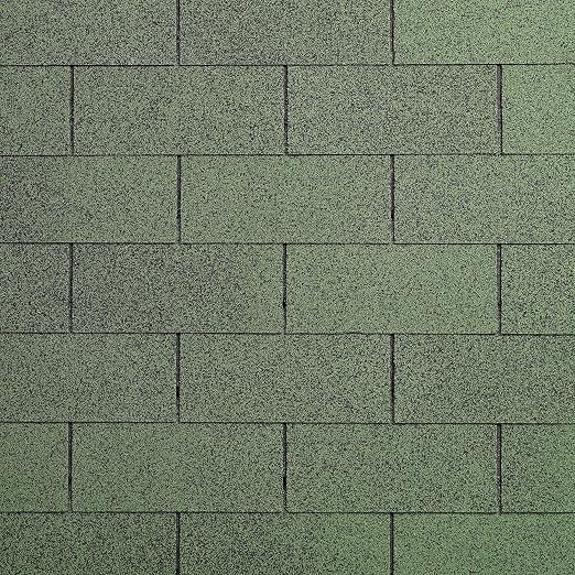 Dachschindeln Rechteck 3 M Mit Glasvlieseinlage Bitumenschindeln Schindeln Dacheindeckung Gartenhaus Rechteckschindeln Grun Amazon De Baumarkt