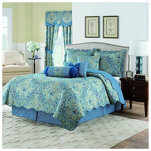 Amazon Com Waverly Moonlit Shadows Quilt Collection Full Queen