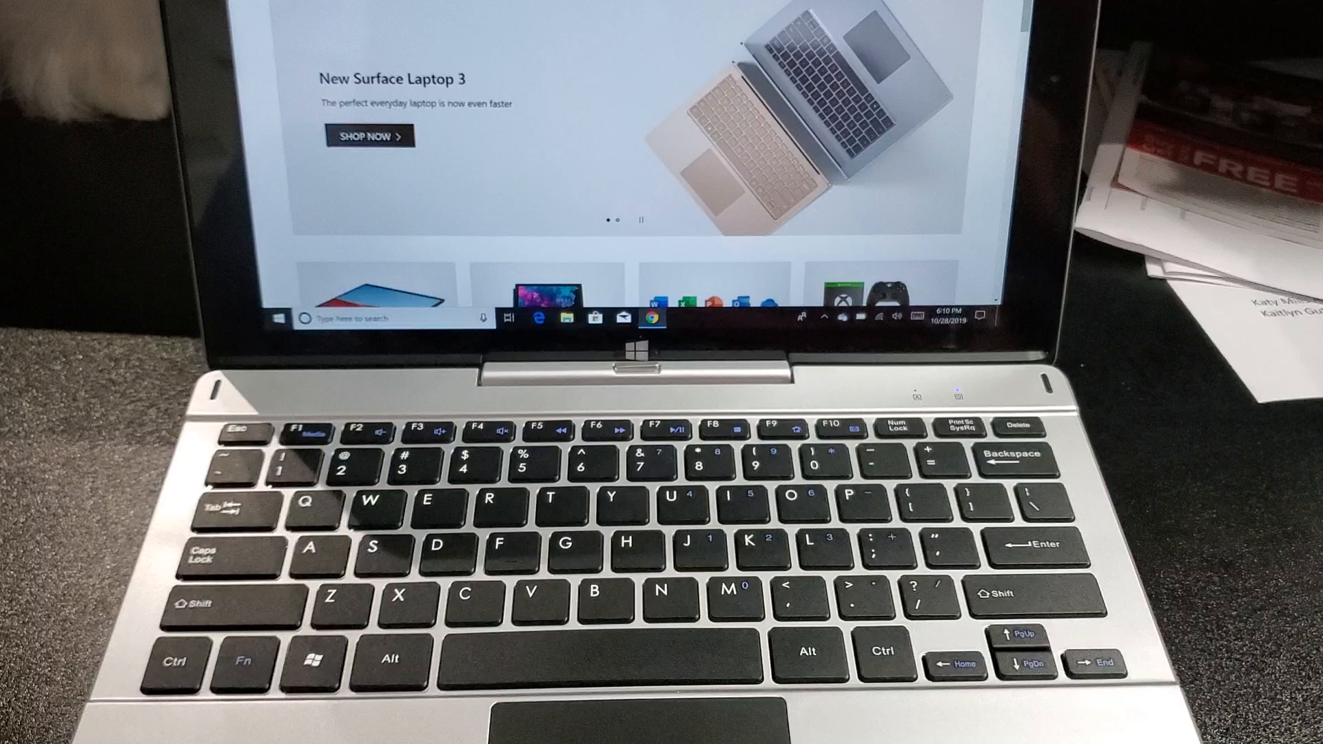 Windows 10 Tablet Keyboard