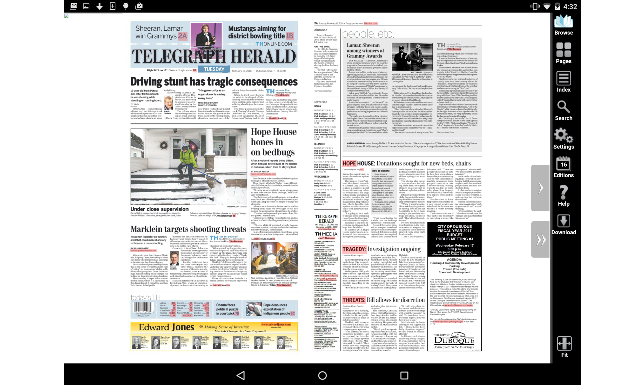 Amazon Com Telegraph Herald Appstore For Android