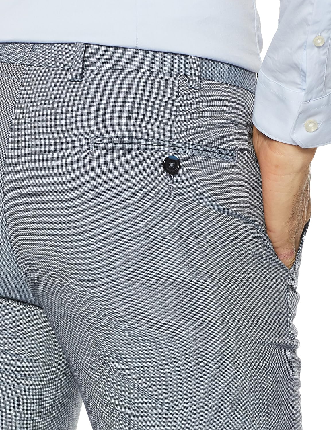 park avenue men's relaxed fit formal trousers