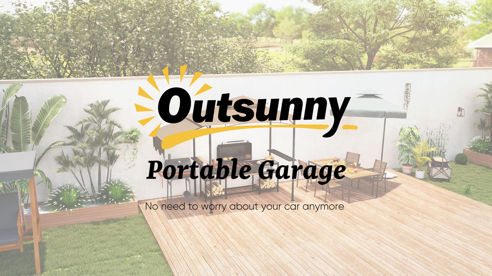 Outsunny 8' x 5' Grill Gazebo Review: Double-Tiered Shelter with Side Shelves image 26