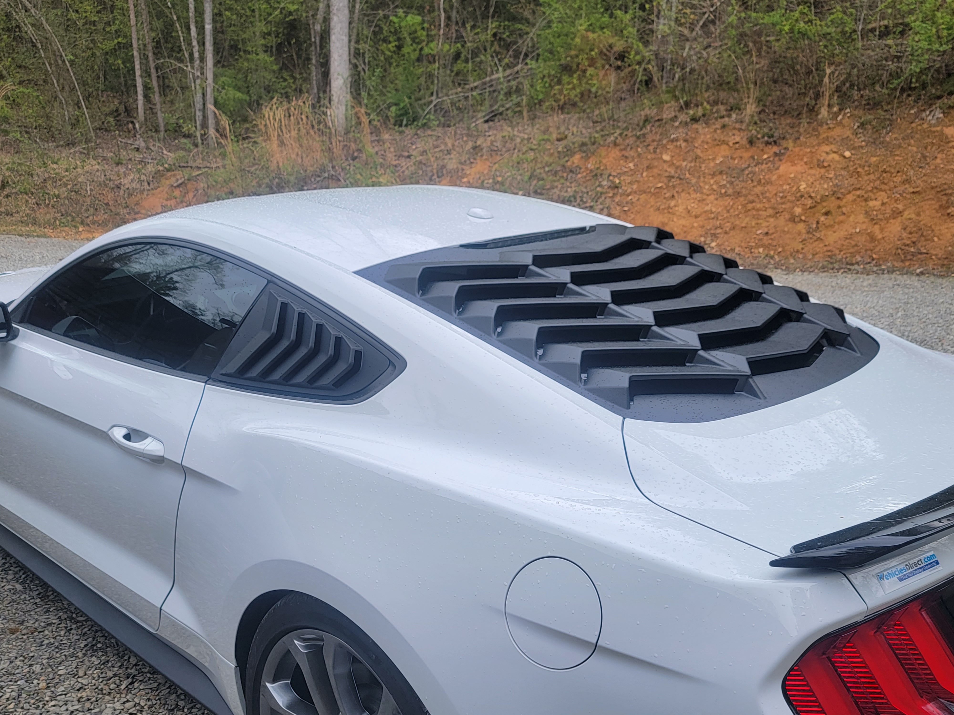 2005 Mustang Louver Panels Matte Black Window Louvers For 2005-2014 Ford Mustang (Rear & Side, Non-Convertible) 2010 Camaro Louvers - Foto 10
