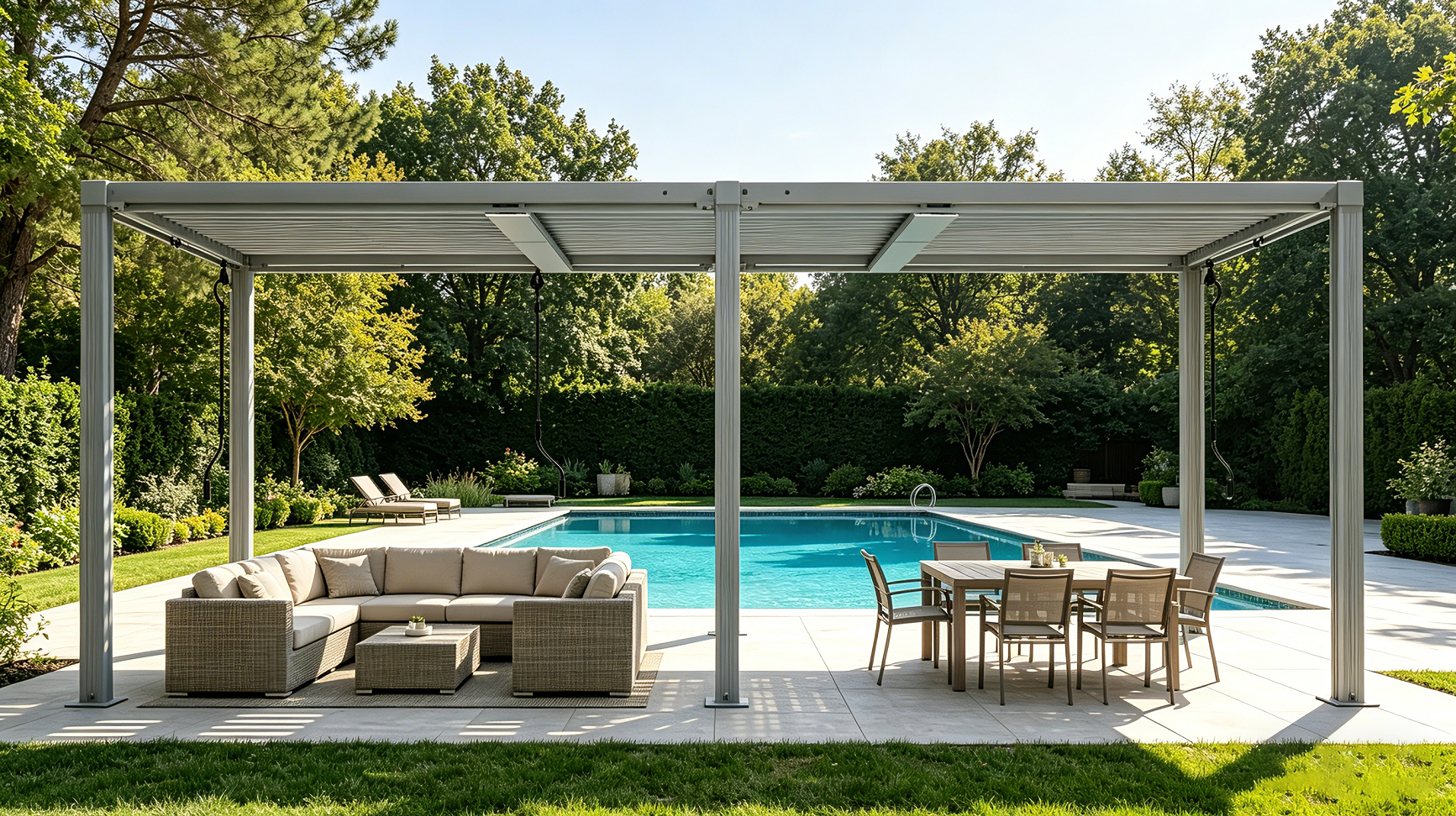 SAILARY Louvered Pergola Review: 10' x 13' Adjustable Hardtop Outdoor Shelter image 22
