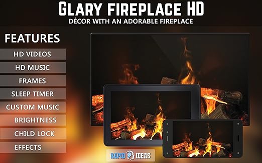 Amazon Com Glary Fireplace Hd Wallpaper Themes Appstore For