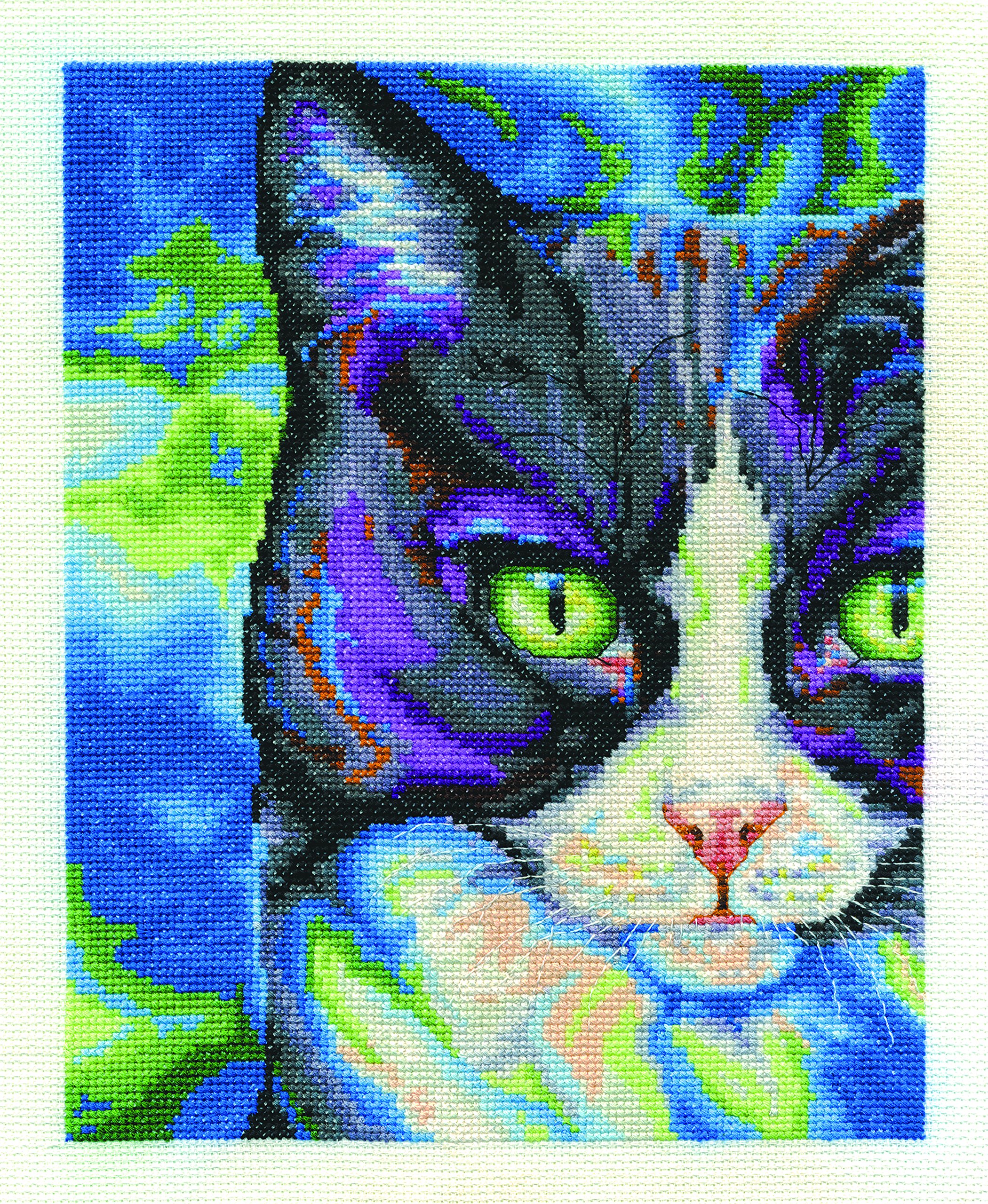 DMC "Snowshoe 14 Count Cross Stitch Kit, Multi-Colour