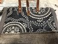 Myra Abridge Weekender Bag – Upcycled Canvas & Leather, Grey, Large Tote For Travel