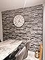 PVC Plastic Wall Panels 3D Decorative Tiles Cladding - Grey Rock (Pack