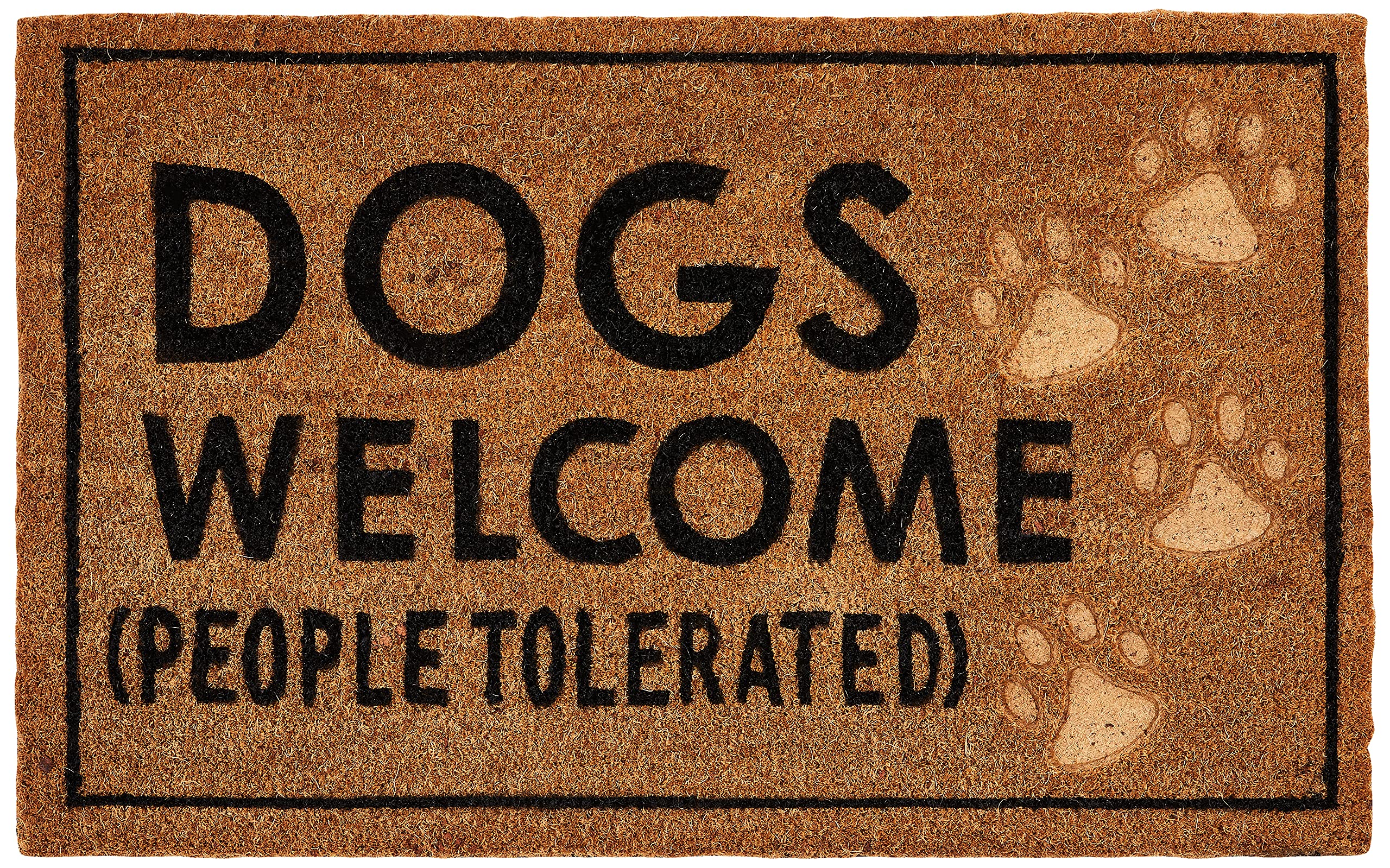 Mud Pie Coir Doormat, Dog