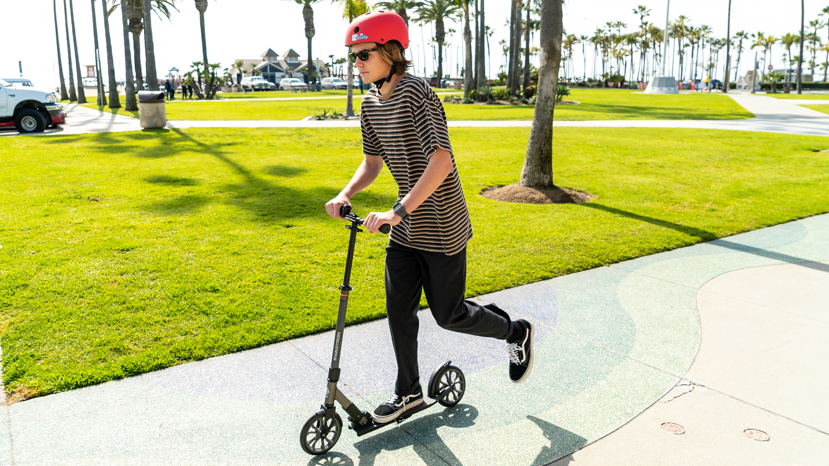 swagtron k8 titan commuter kick scooter for adults