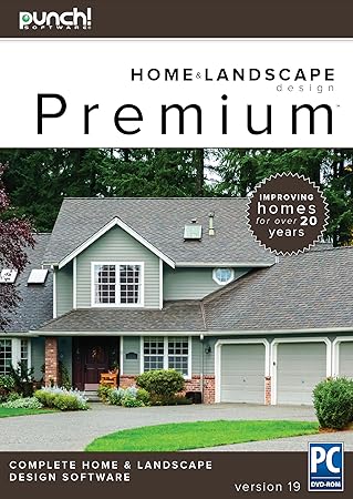 Punch! Home & Landscape Design Premium v19 - Home Design Software for Windows PC [Download]