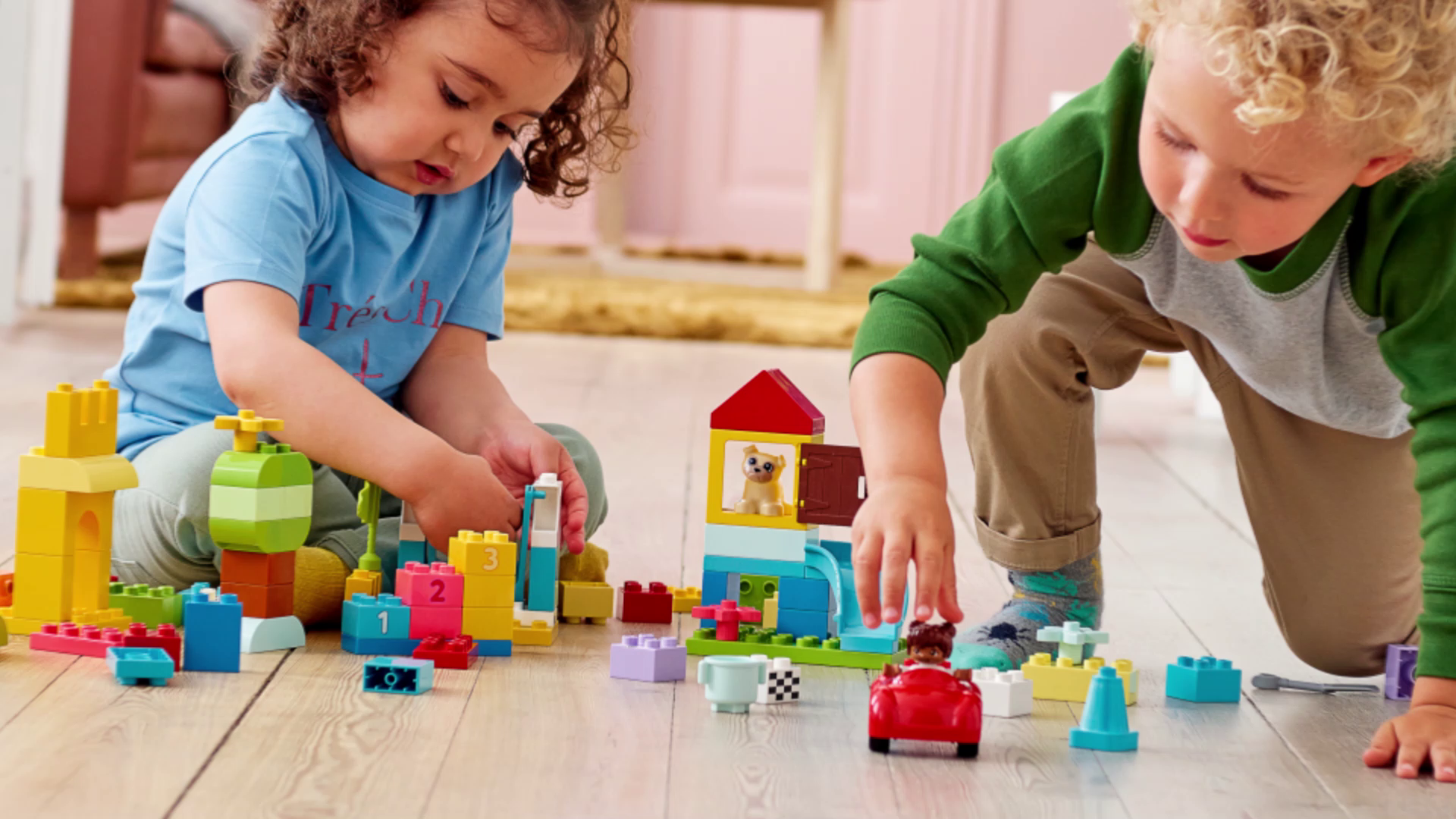 LEGO 10914 DUPLO Deluxe Steinebox, Lernspielzeug mit Bausteinen und Aufbewahrungsbox, Kreativbox für Babys und Kleinkinder von 1,5 - 3 Jahre, Geschenkset – Bild 8