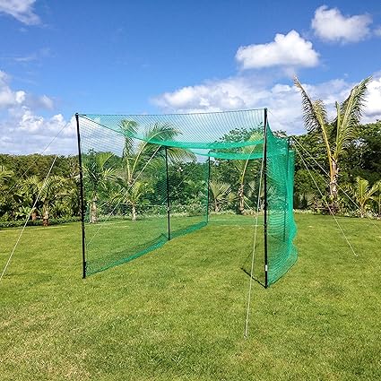 Amazon Com Fortress Cricket Net Cage Backyard Practice Netting