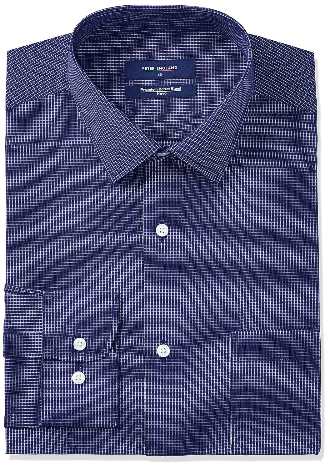 Buy Peter England Men's Formal Shirt (8907609752649_PSF41700363_39_Dark