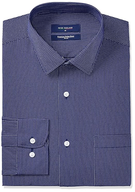 Buy Peter England Men's Formal Shirt (8907609752649_PSF41700363_39_Dark