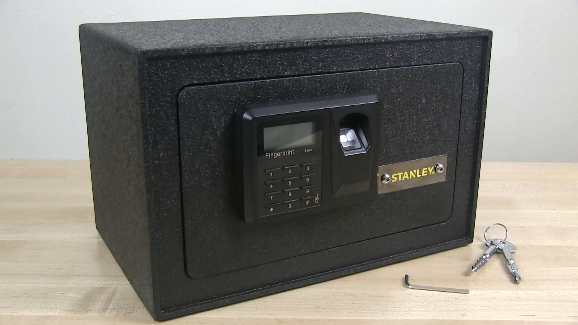 Customer reviews Stanley Solid Steel Biometric Personal Home Safe with Fast Access