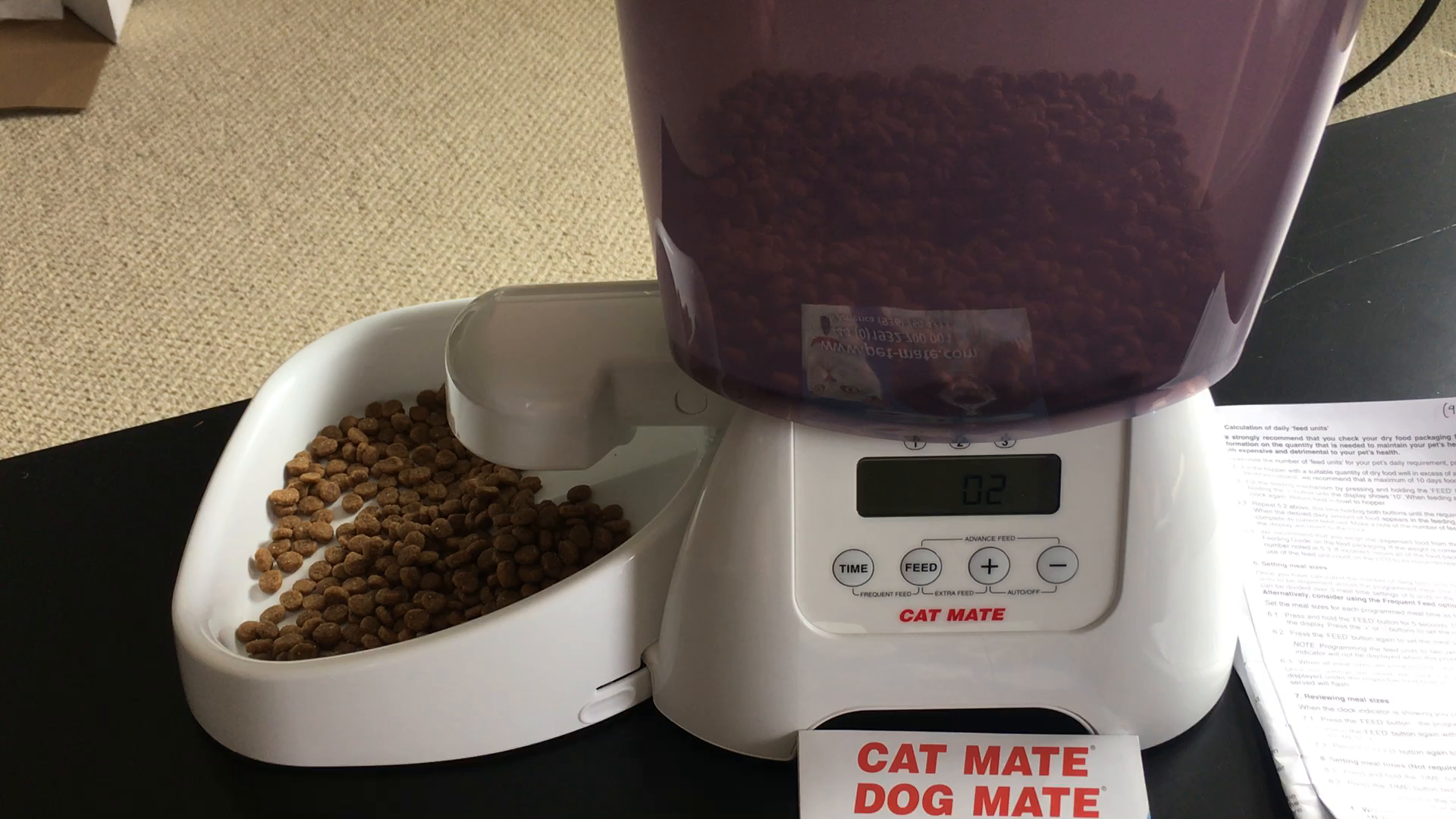Amazon Com Customer Reviews Cat Mate C3000 Automatic Dry Food