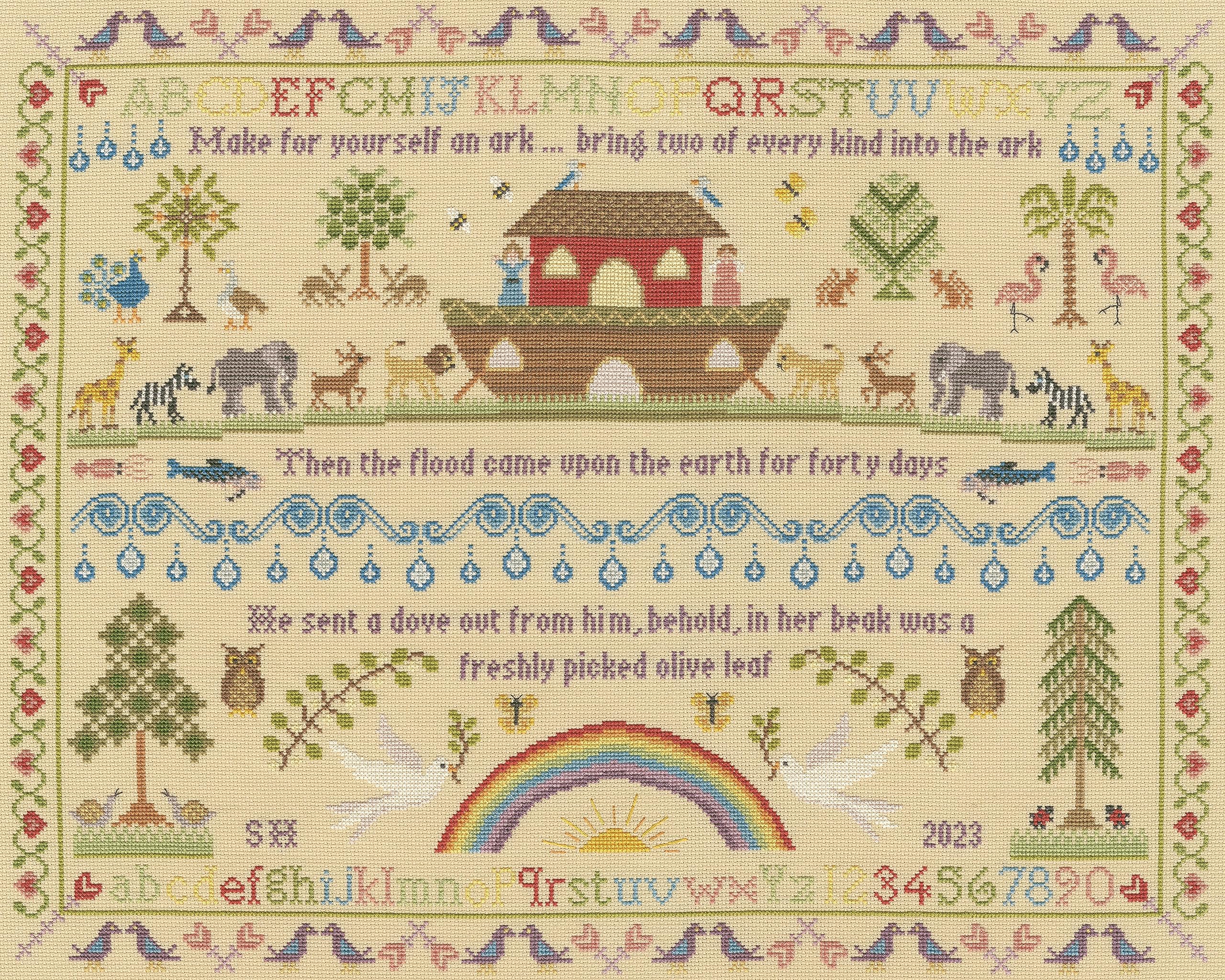 Bothy Threads Counted Cross Stitch Kit - Heirloom Noah's Ark