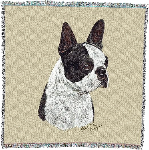 boston terrier throw blanket