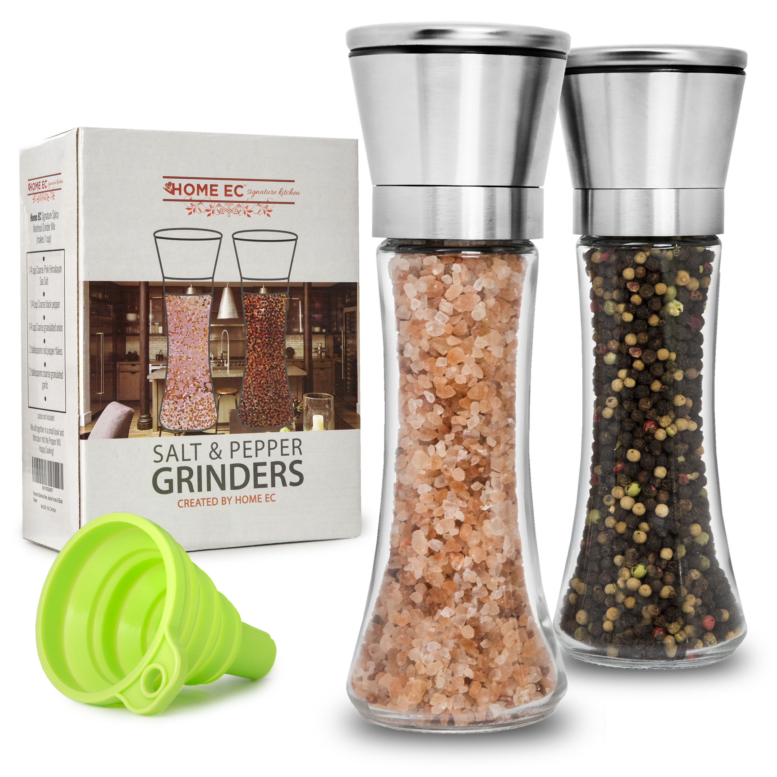 6 Premium+Stainless+Salt+Pepper+Grinder