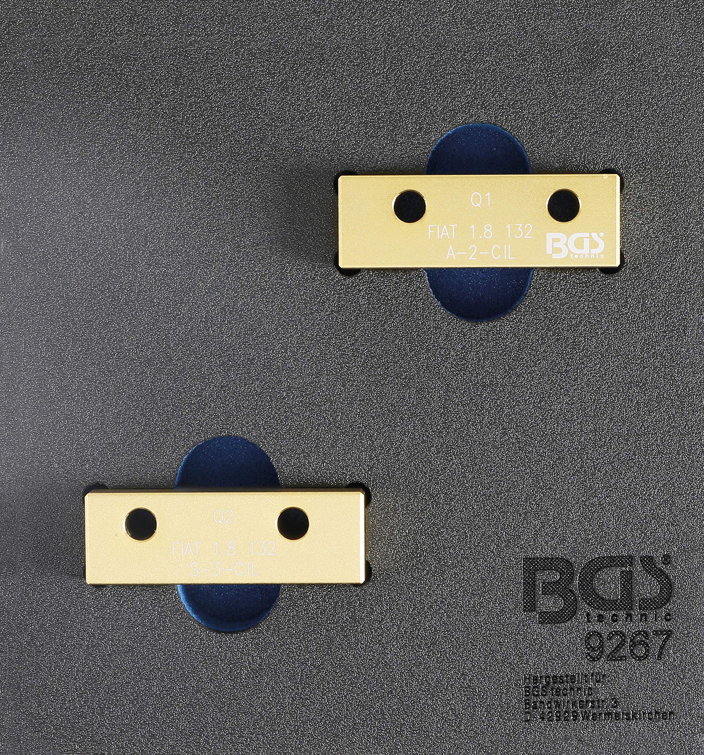 BGS 9267 | Tool Tray 1/6: Camshaft Locking Tool Set | for Fiat, Lancia 1.8l 16V