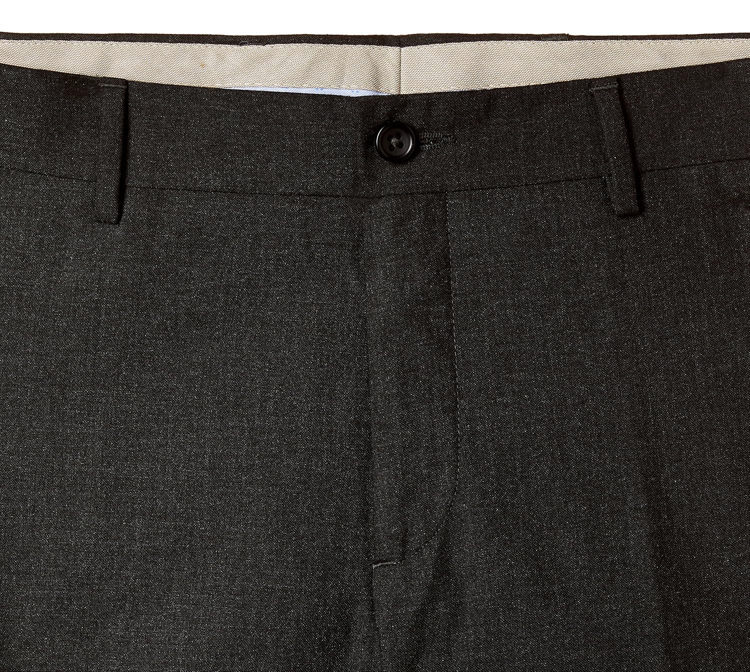 john players men's slim fit formal trousers