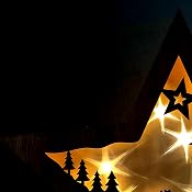LED Holstern-Set: 16 Warmweiße LEDs Für Fensterdeko – Schöne Holzsterne Mit Weihnachtsbeleuchtung