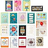 Hallmark Handmade All Occasion Boxed Greeting Card Assortment, Pink Floral (Pack of 20)—Birthday Cards, Baby Shower Cards, Wedding Cards, Sympathy Cards, Thinking of You Cards, Thank You Cards