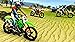 Beach Water Surfer Bike Racing