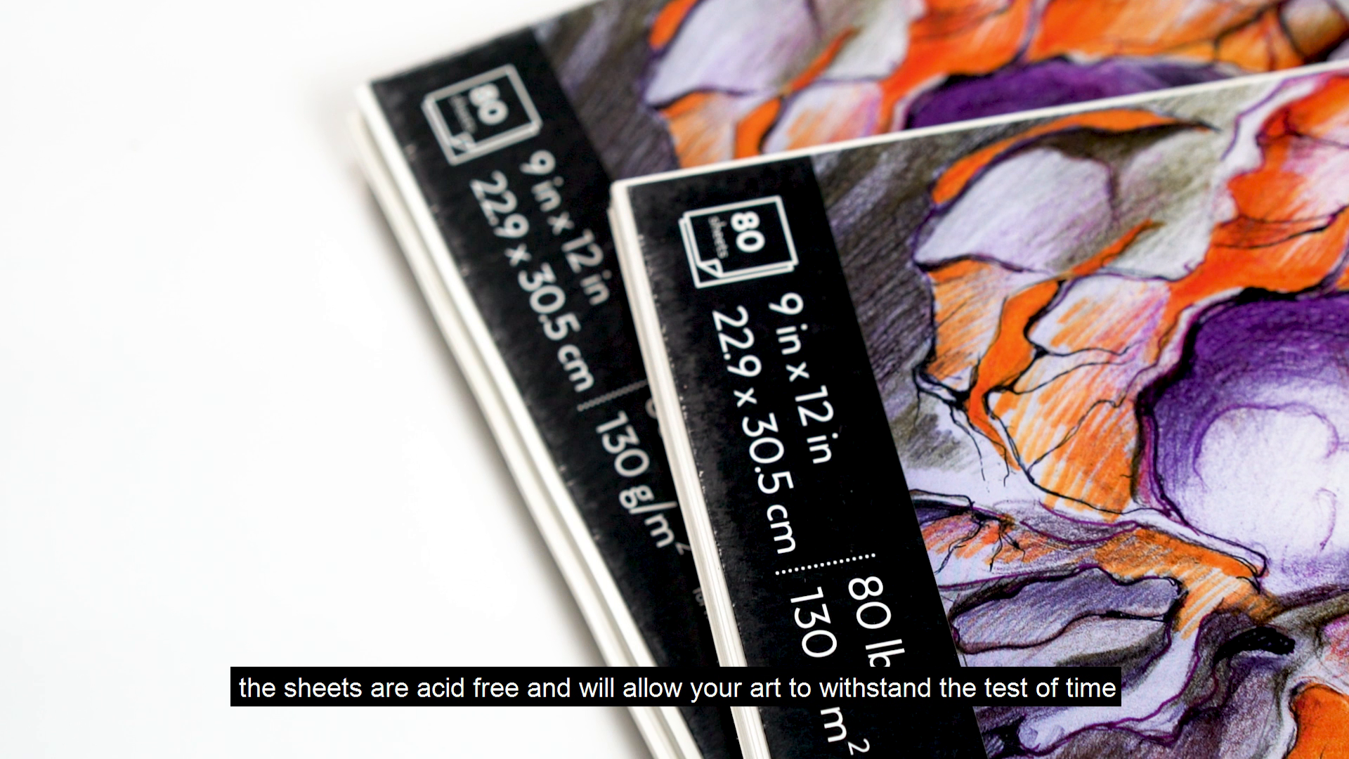 Amazon.com: ARTEZA Artist Sketch Pad, 9x12 Inches – 2-Pack, 80