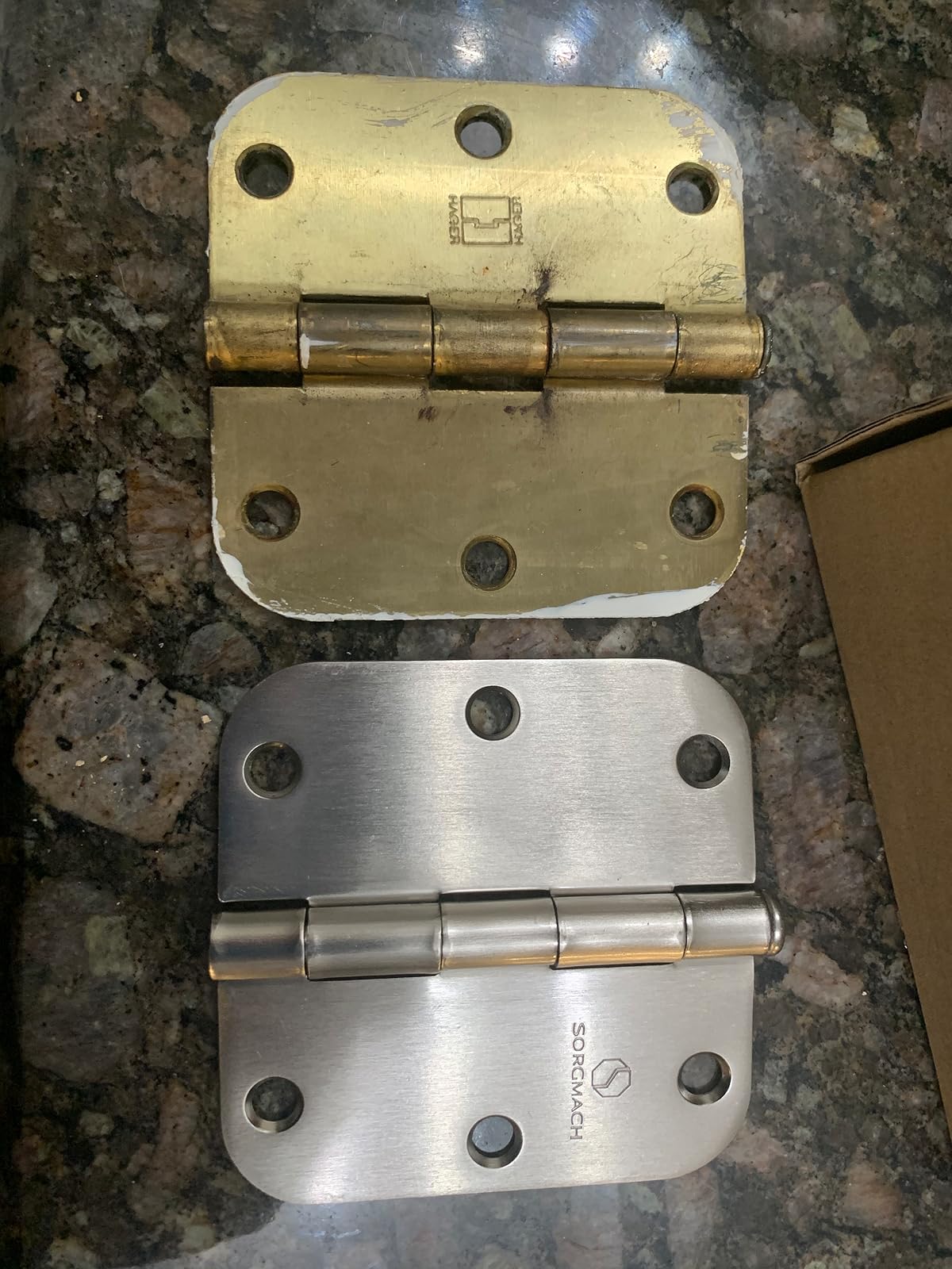 3.5" Door Hinges, 5/8" Radius photo review