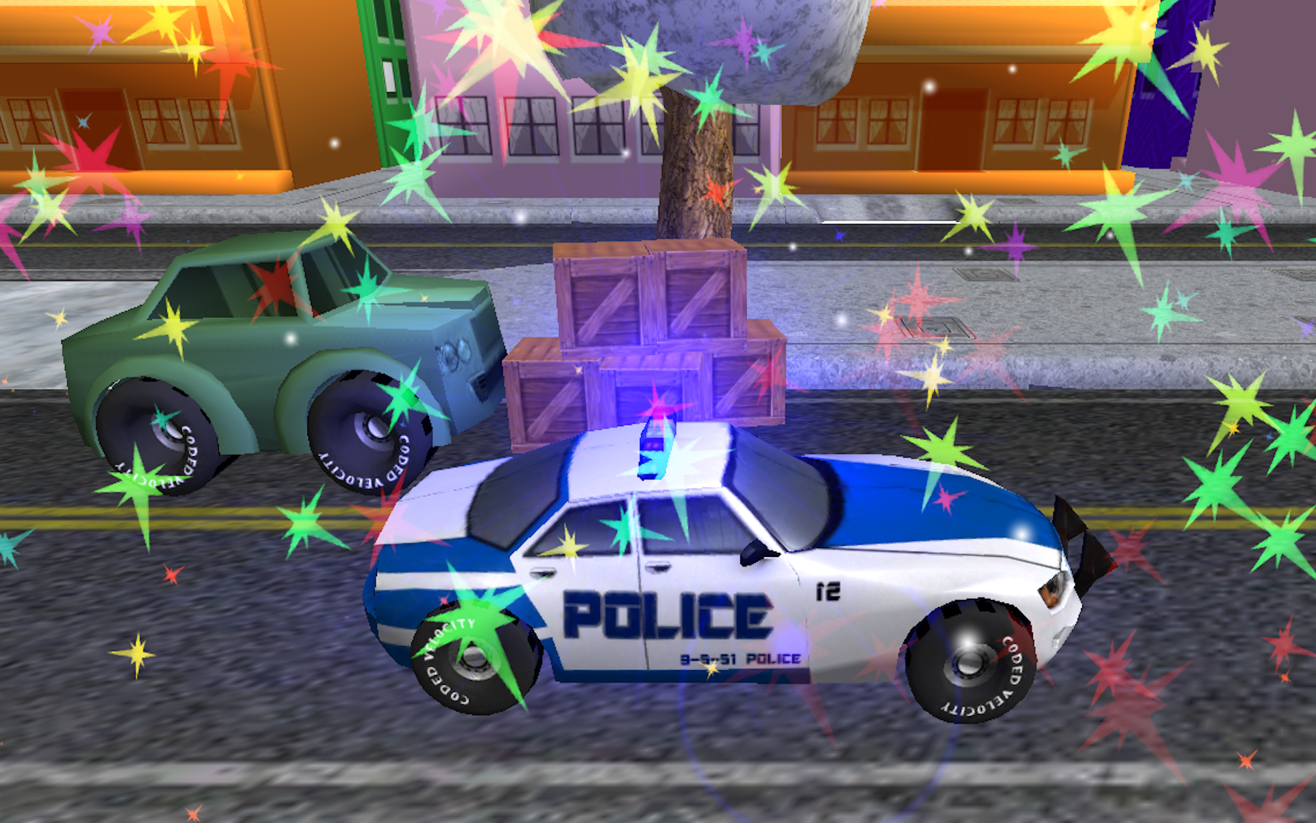 Police Car Toddler Racing! Toy Car Game For Little Kids