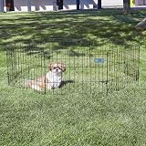 MidWest Homes for Pets Folding Metal Dog Exercise Pen 46 cm Tall Black E-Coat view 2