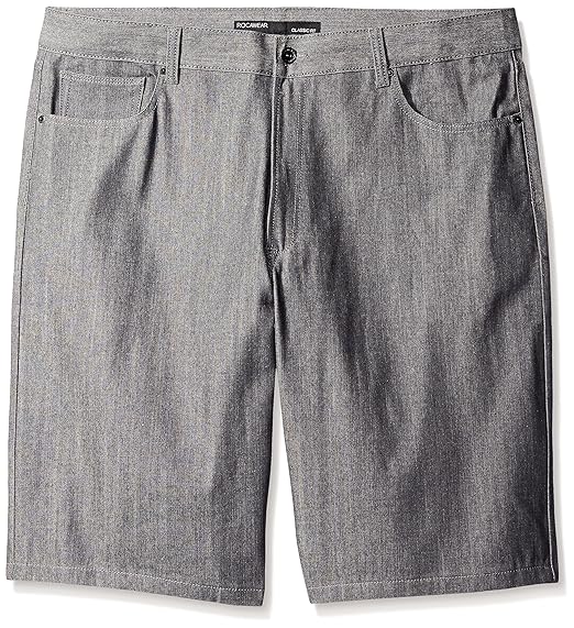 big and tall white denim shorts