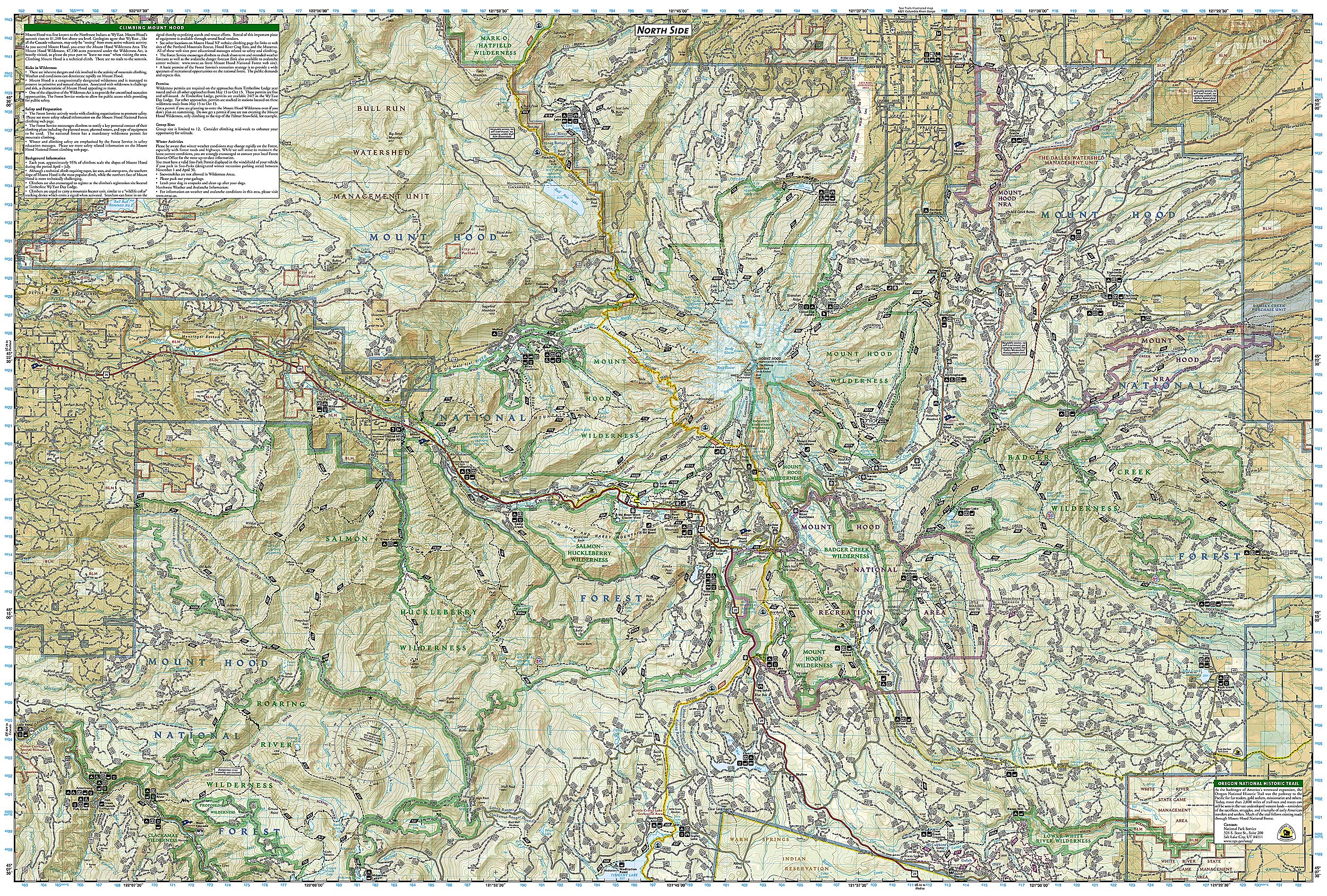 Mt Hood National Forest Map Mount Hood [Mount Hood And Willamette National Forests] (National  Geographic Trails Illustrated Map): National Geographic Maps:  0749717012745: Amazon.com: Books
