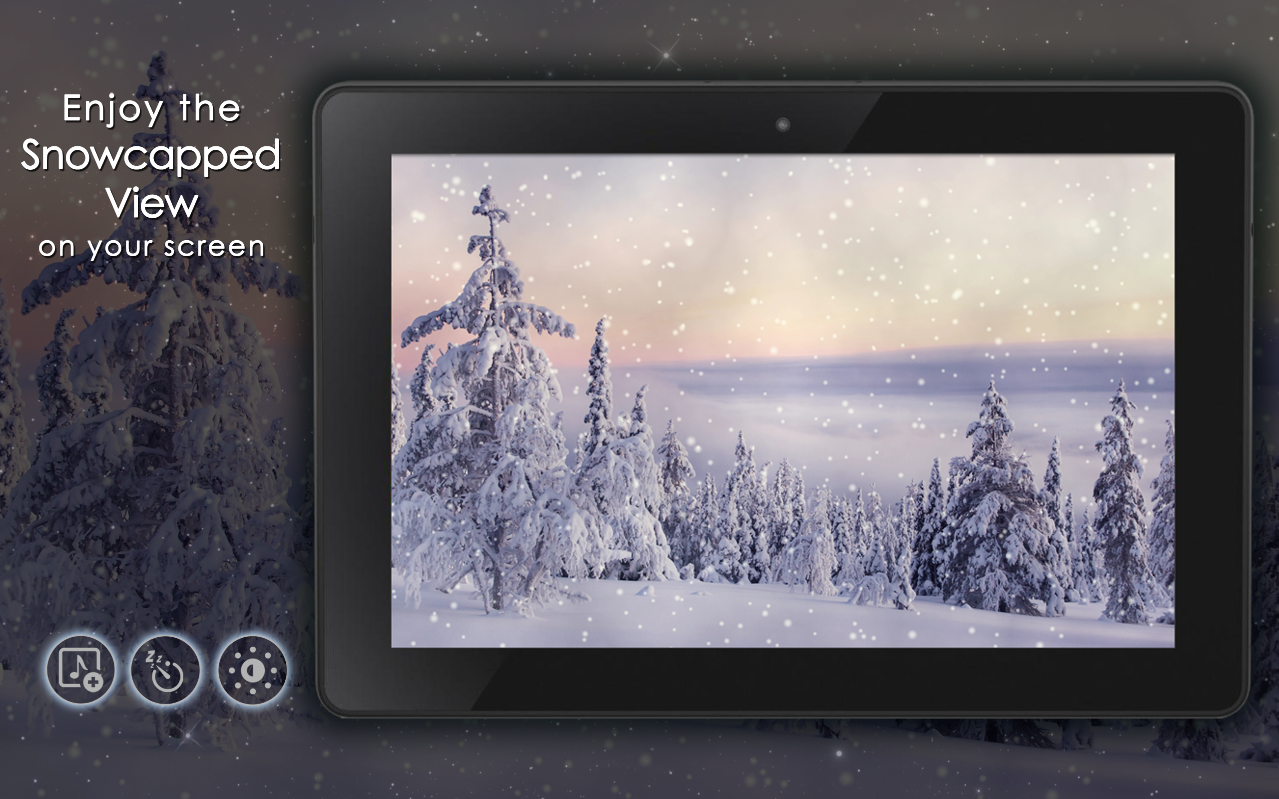 image for Serenity Snow Ambience Tv
