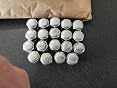 20 Bulloni Ruota Conici M12x1.25 - Lunghezza 30mm, Chiave Esagono 17, Argento