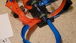 hot wheels corkscrew crash track set amazon