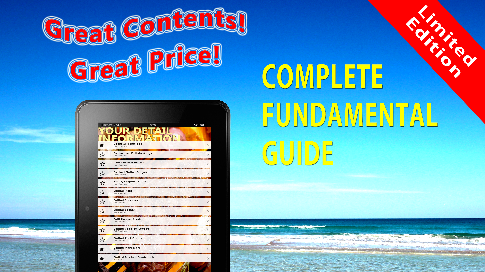 Easy Grilled Recipes Pro - Best Healthy BBQ Grill Dish Menus For Beginners, Let's Cook!