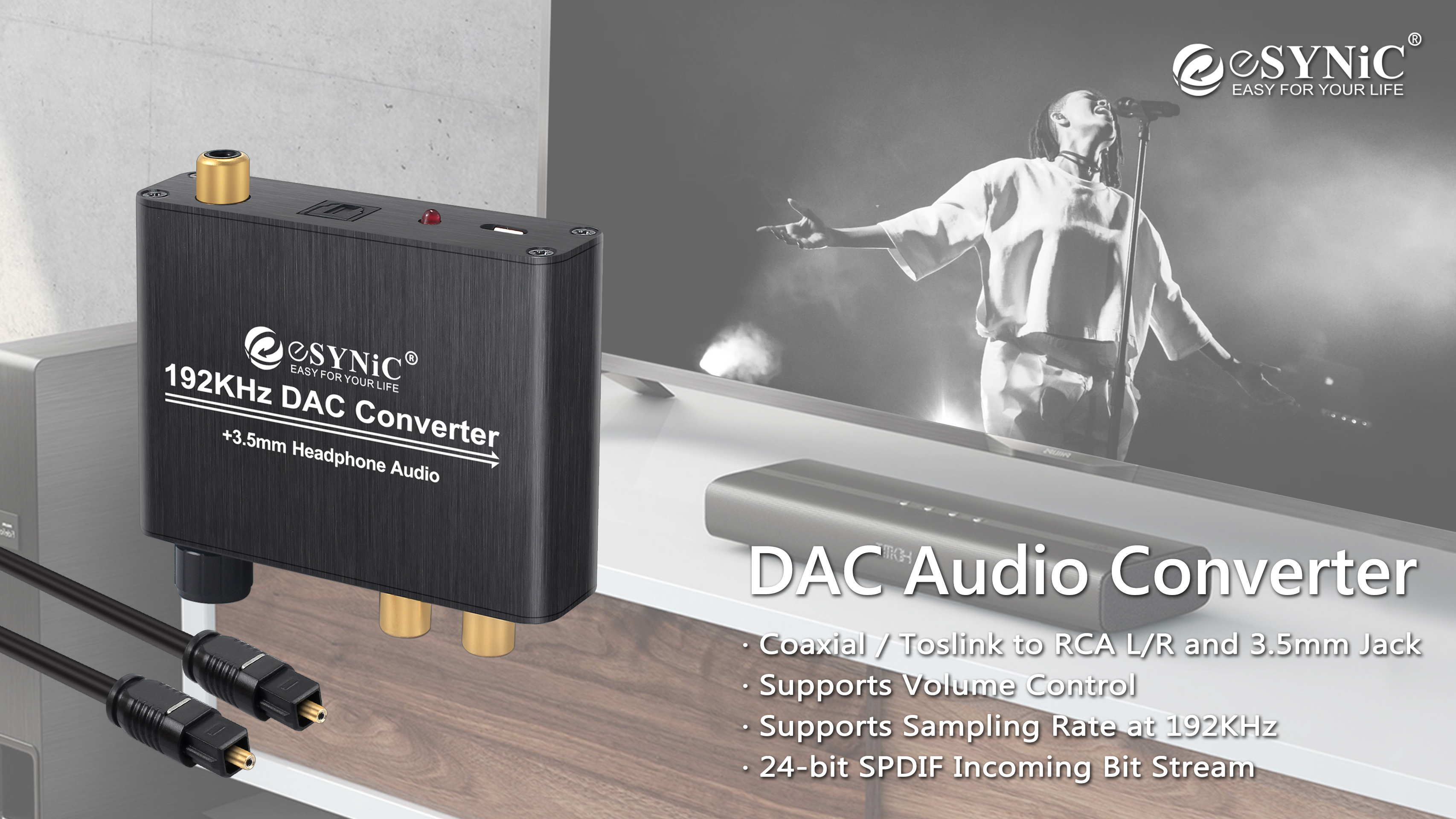 6 Converter+Digital+Control+Optical+Coaxial