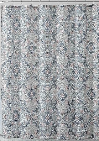 Amazon Com Vcny Home Decorative Fabric Shower Curtain Diamond