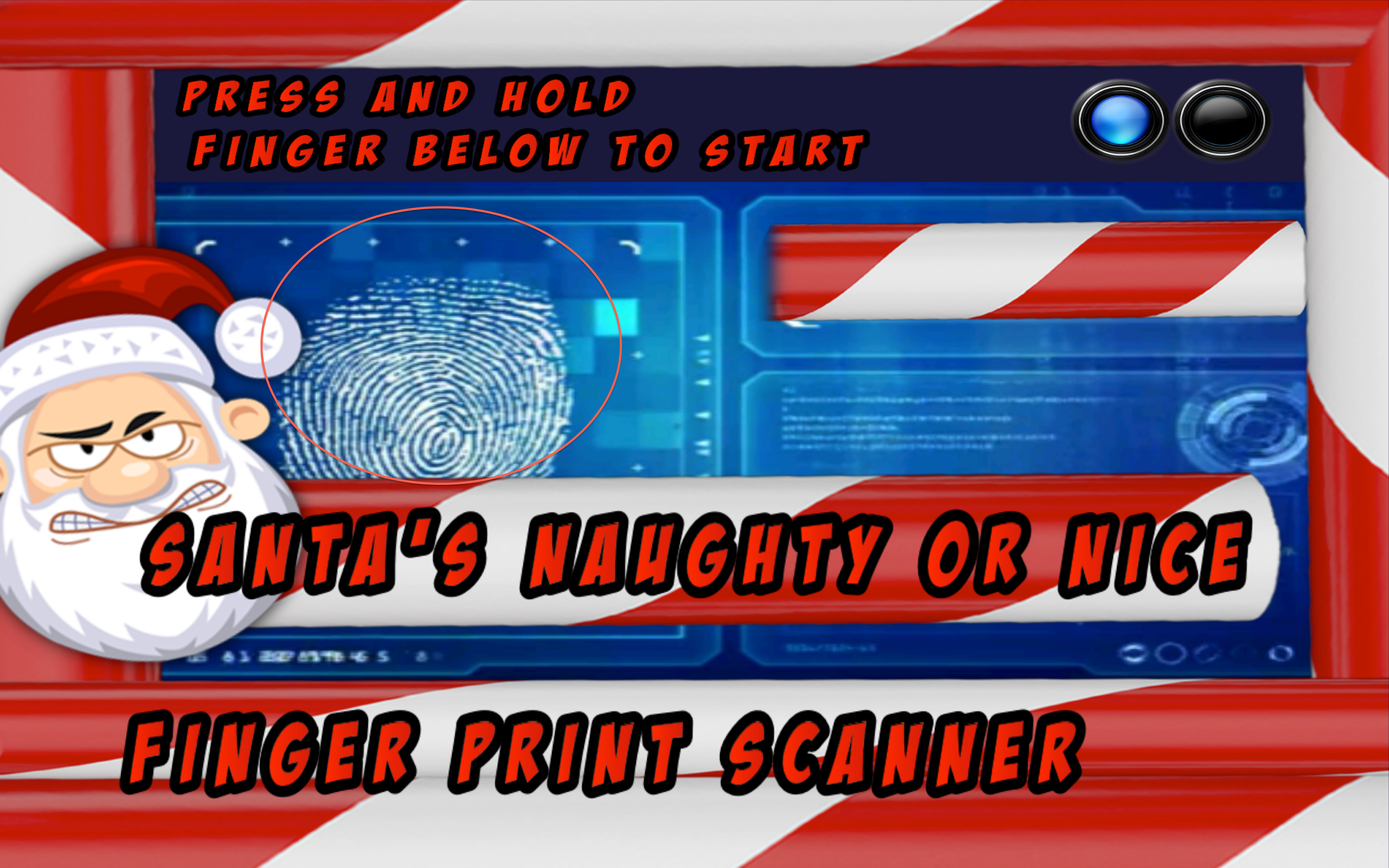 Santa's Naughty or Nice Finger Print Scanner - Thumbnail 2